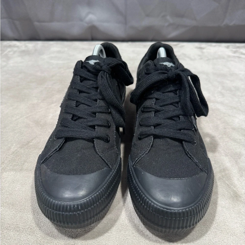 Rocket Dog Black Low-Top Canvas Sneakers - Picture 6 of 11